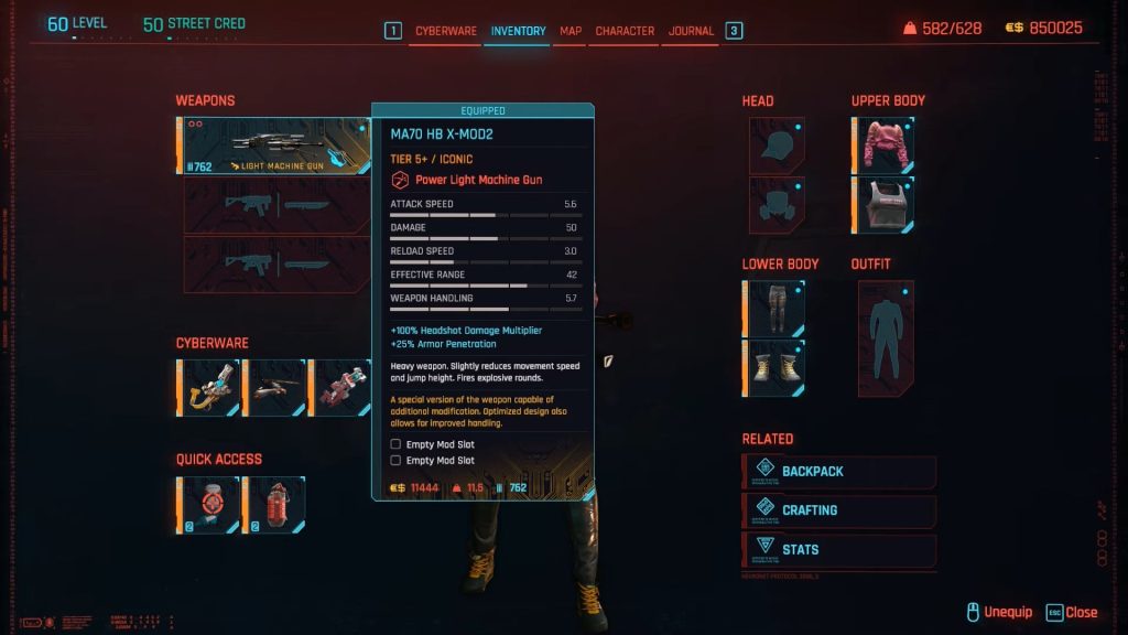 MA70 HB X-MOD2 Secret Iconic LMG