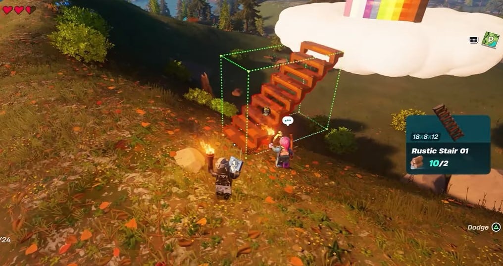LEGO Fortnite Staircase for Rainbow