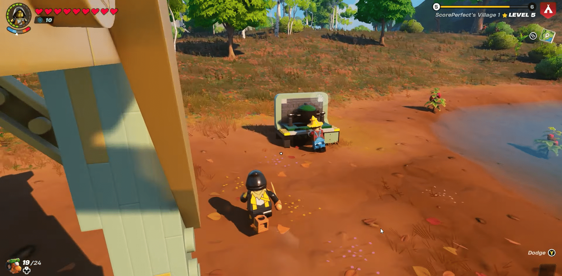 Level 3 crafting bench in LEGO Fortnite