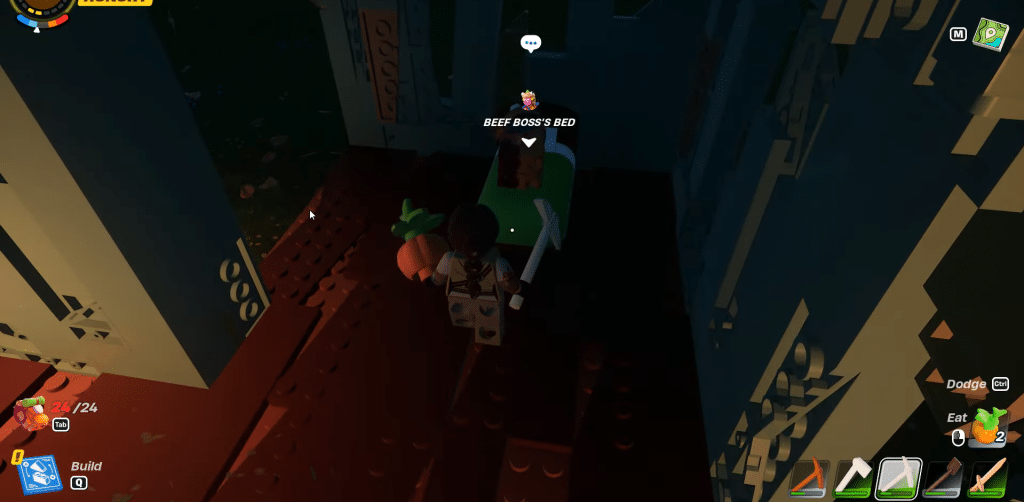 Breaking Villager Bed LEGO Fortnite