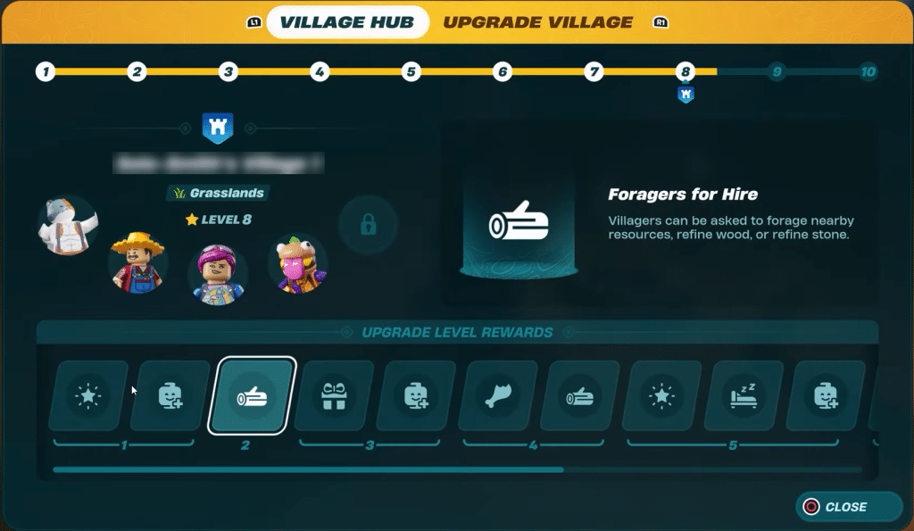 foragers for hire perk LEGO Fortnite