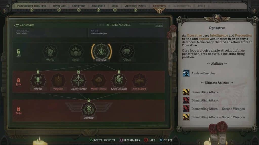 Mercenary stats