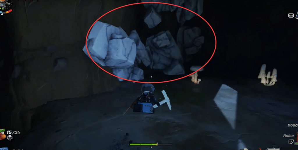 LEGO Fortnite Marble Mine in Cave