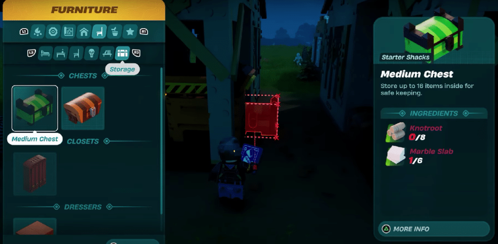LEGO Fortnite Medium Storage for Bigger Storage