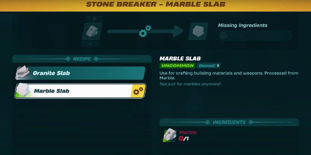 LEGO Fortnite Marble Slab