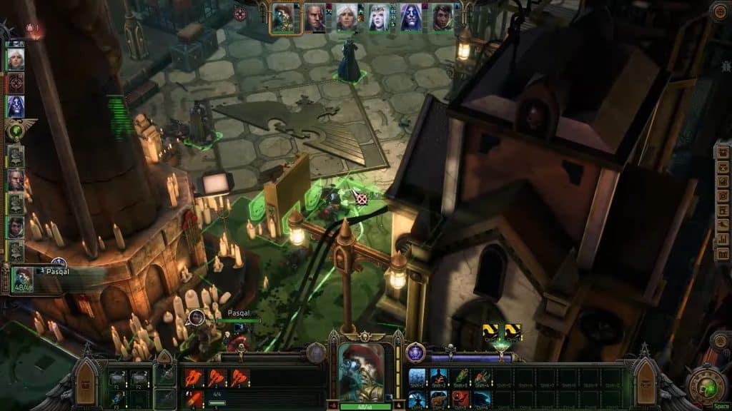 Movement preview in Warhammer 40K Rogue Trader