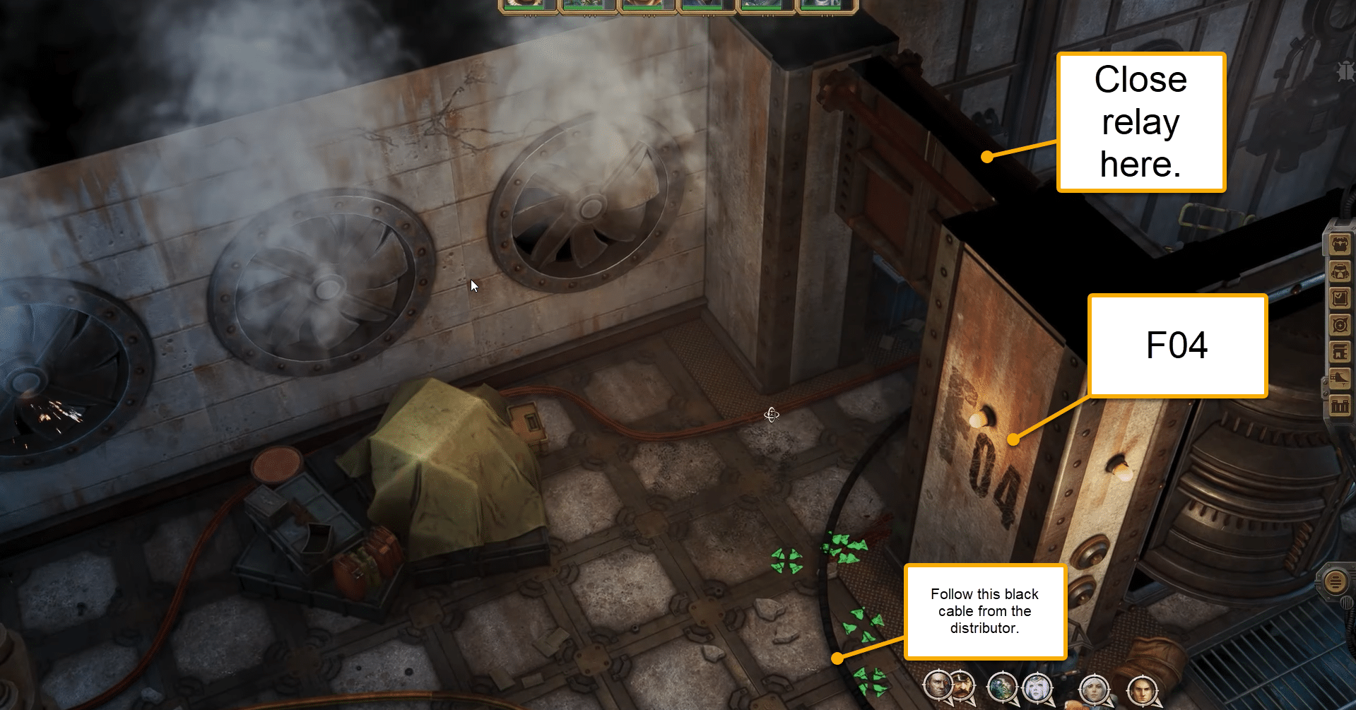 Close relay in F04 area Warhammer 40K Rogue Trader