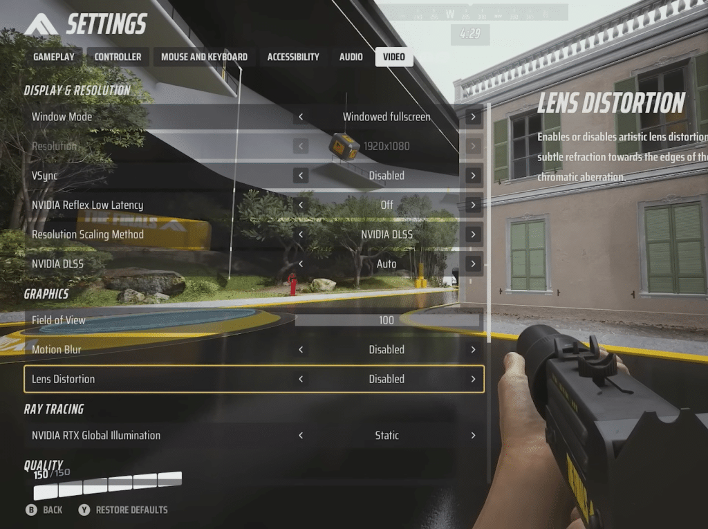 Graphics Settings The Finals