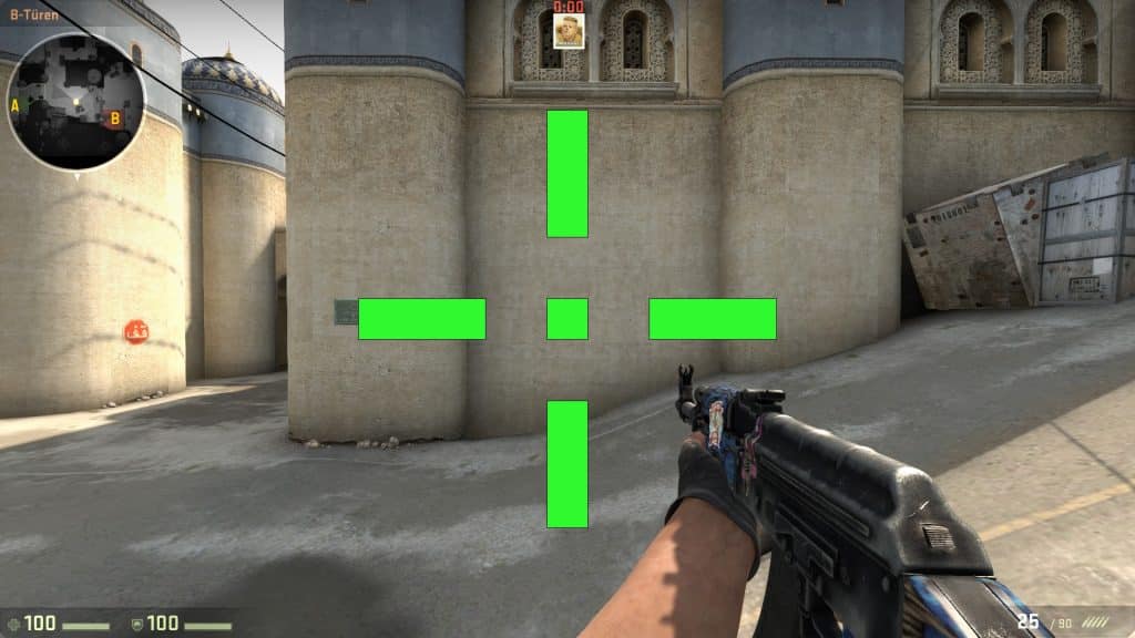 Crosshair example