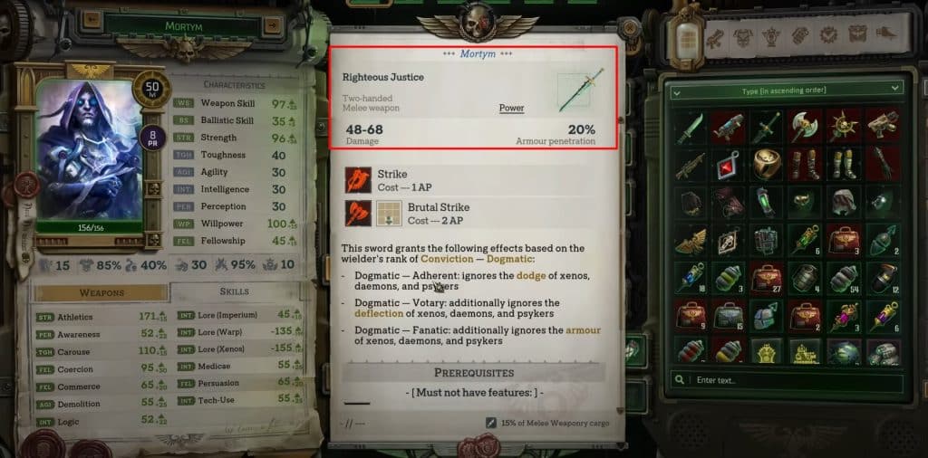 Righteous Justice in Warhammer 