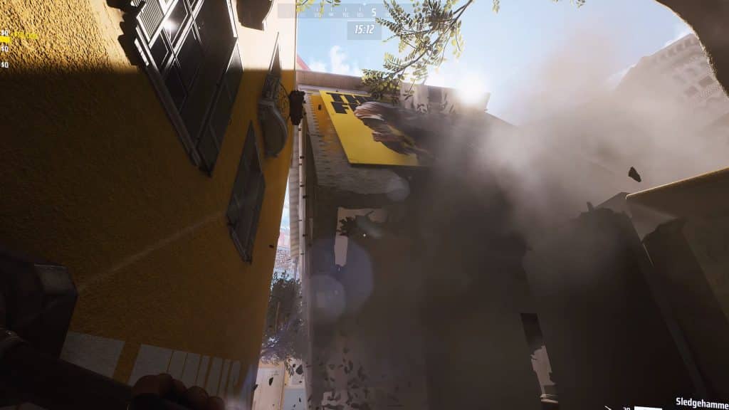 Building toppling in The Finals