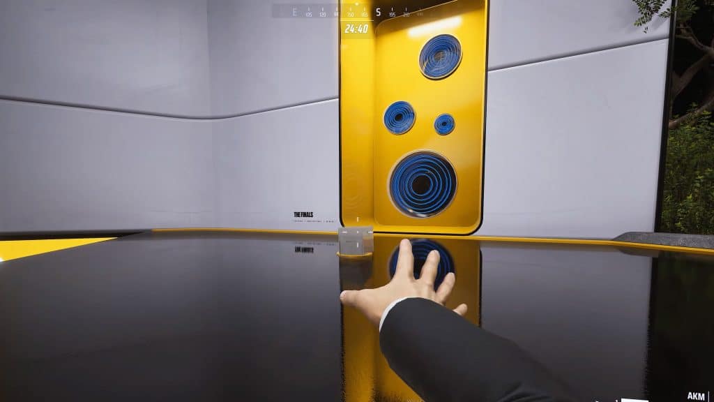Showing off the the long grab range