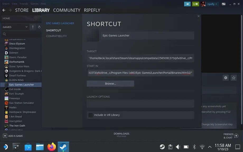 Steam Deck Menu 5