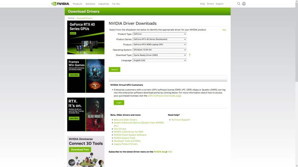 The Finals Update GPU Drivers for fix "MISSING_ANGELSCRIPT_CALLSTACK Discovery" Error