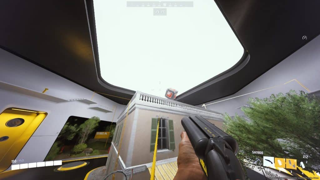 Grappling hook in action