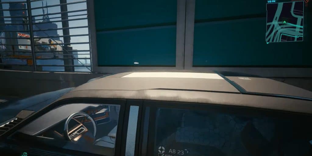 Climb on top of car in Cyberpunk 2077