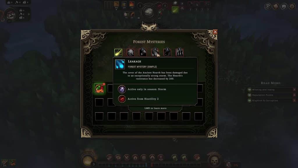 Forest Mysteries and Hostility