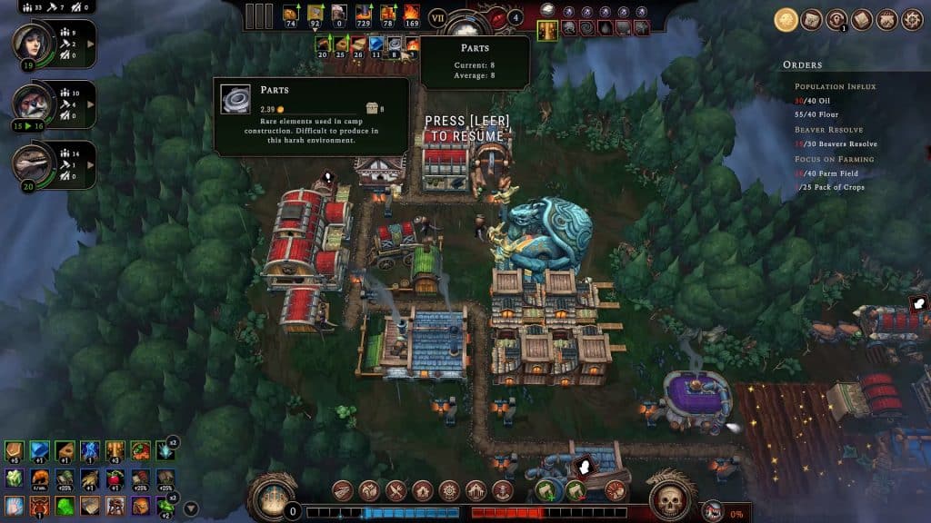 Against The Storm: Best Tips & Tricks For Veteran & Viceroy - Parts