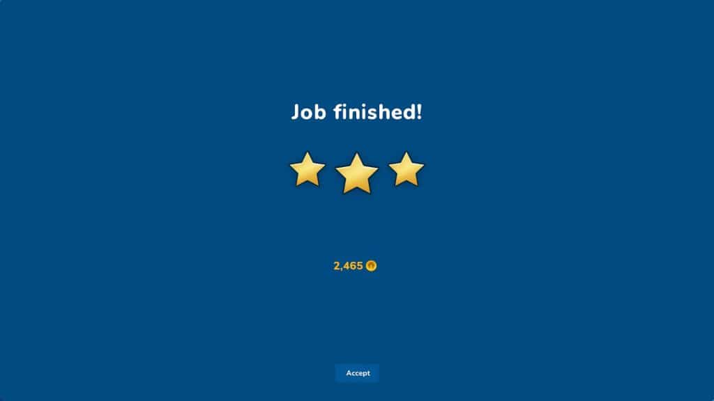 Job finished!