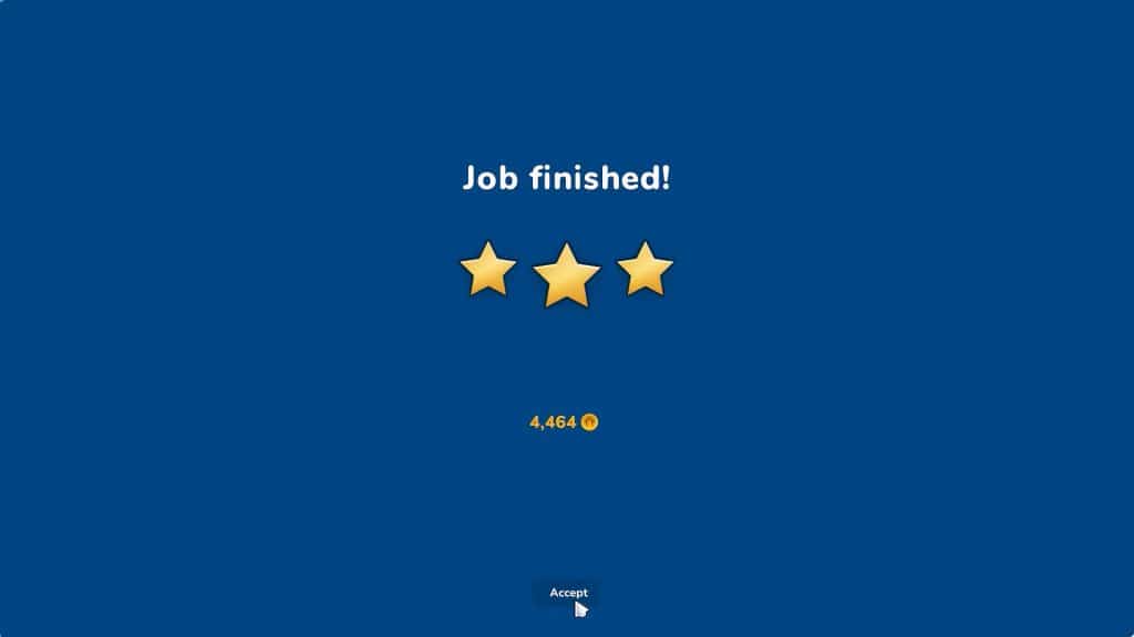 Job finished!