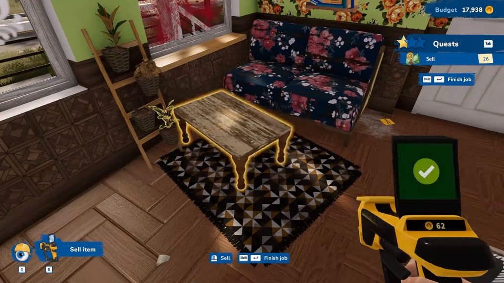 Selling furniture