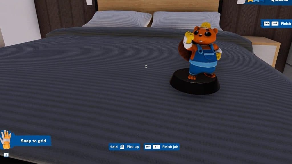 Example for the Bessie Collectibles in House Flipper 2