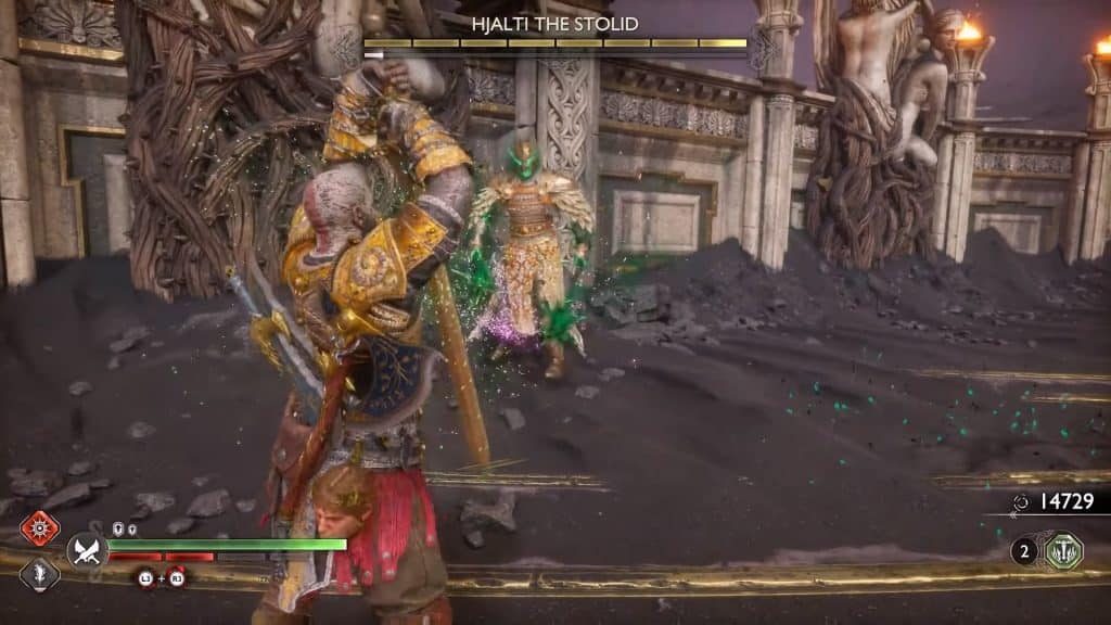Facing off against another Berserker