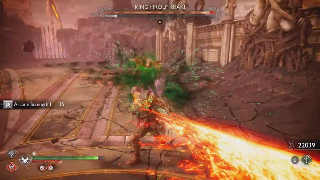 King Hrolf fight gameplay