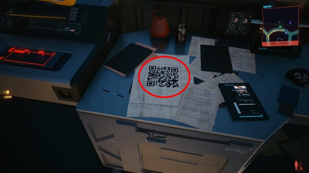 QR code that leads to IRL website