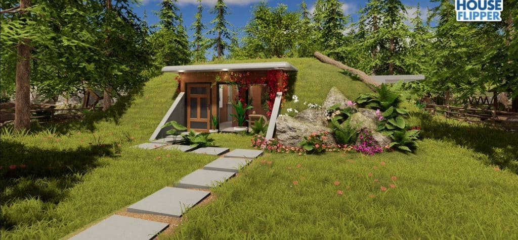 Sustainable house in House Flipper 2 