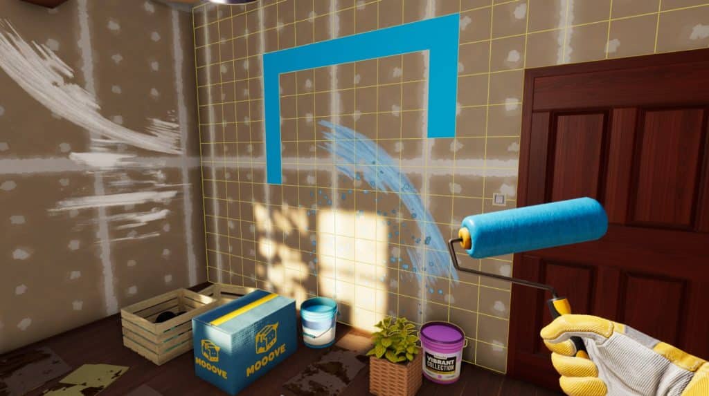 Painting walls in House Flipper 2 