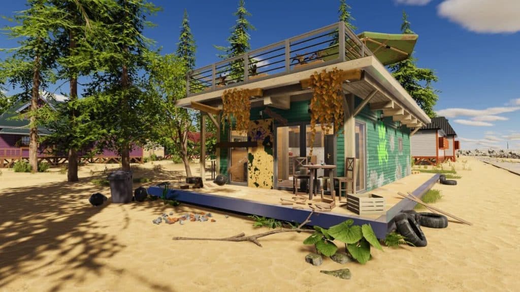 Beach house in House Flipper 2 