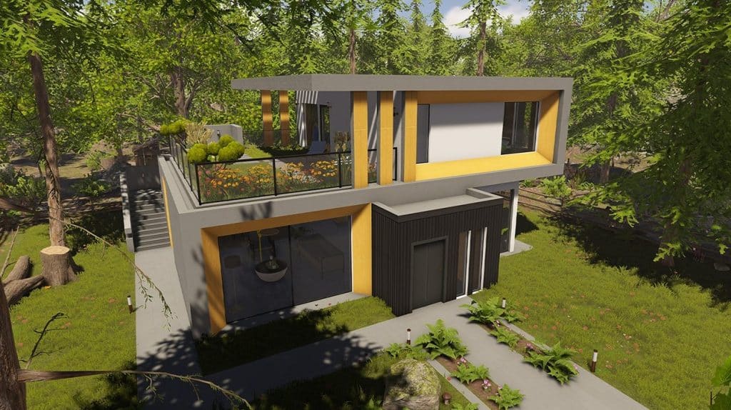Modern designs in House Flipper 2 