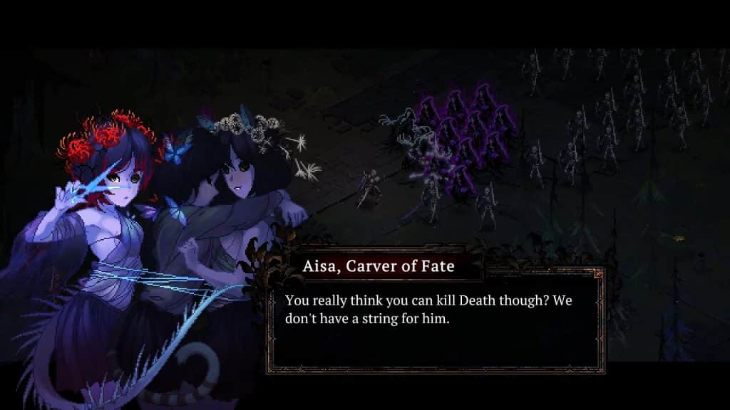 Aisa, Carver of Fate, one of the Moirai sisters