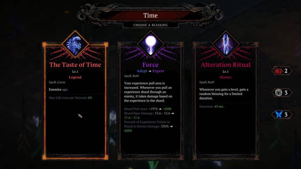 Time's Legendary boon