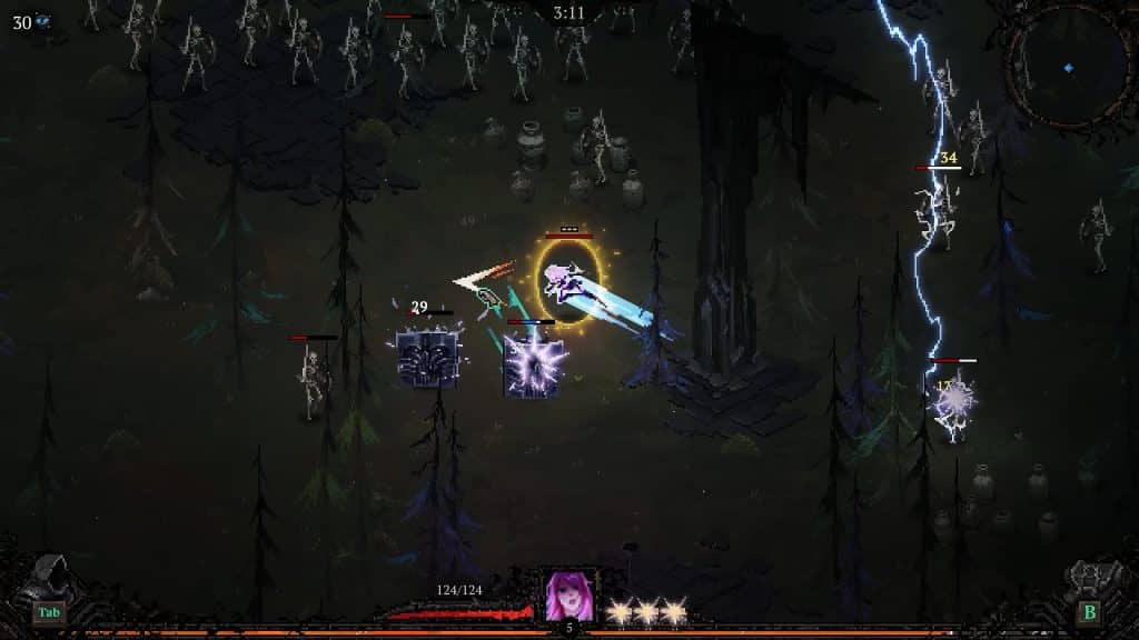 Dashing Nixi in gameplay