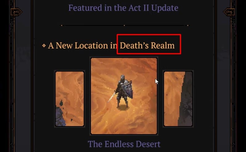 New realm in Death Must Die