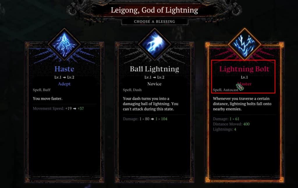 The lightning bolt in Death Must Die