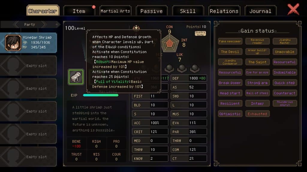 Constitution stat