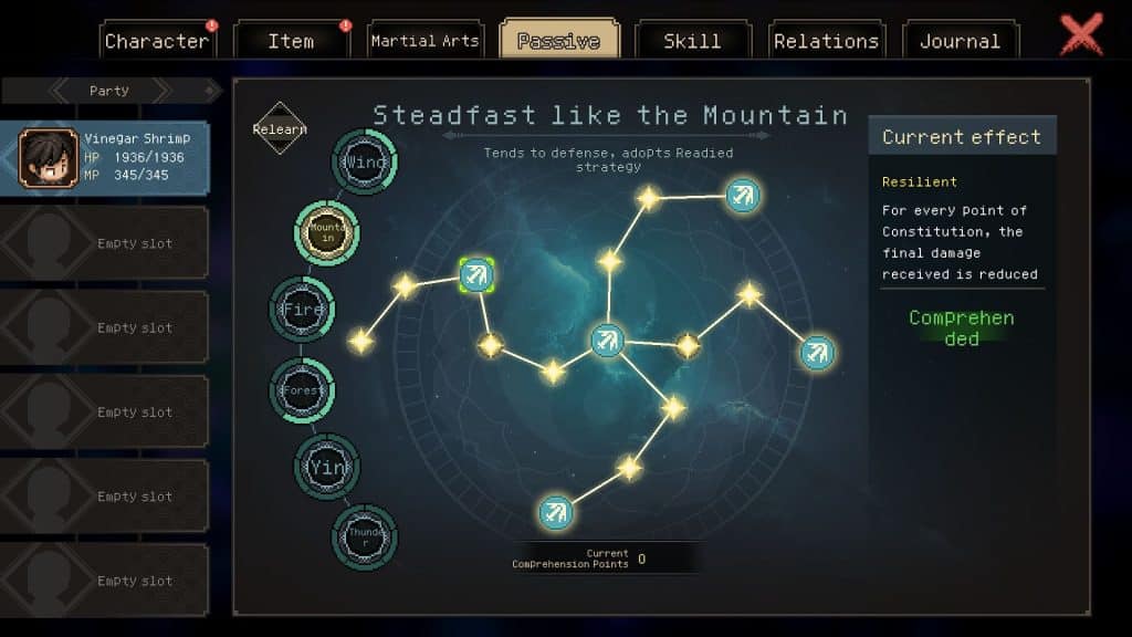 Mountain passives