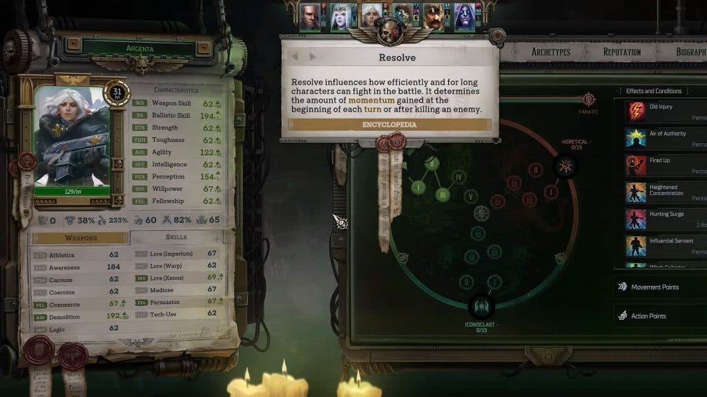 Resolve stat