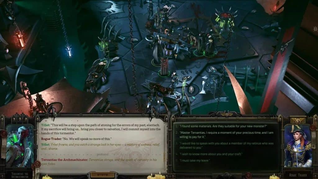 Tarventias dialogue