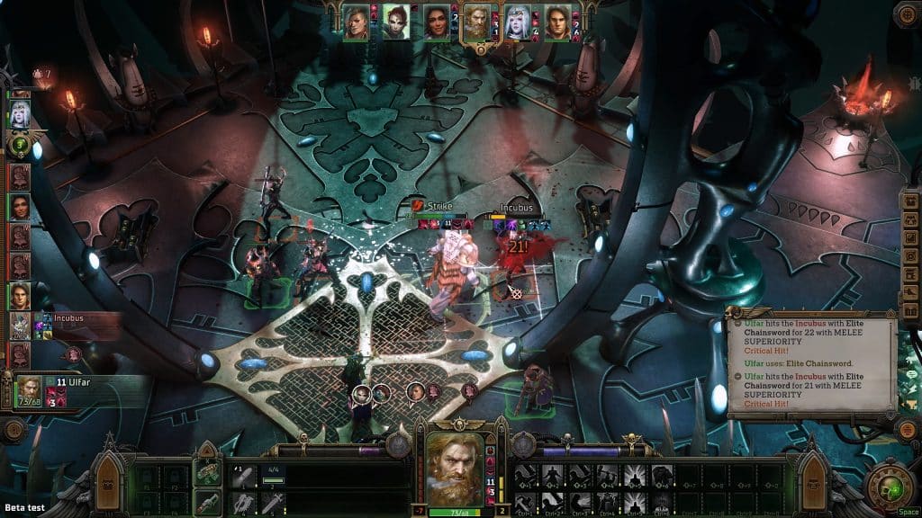 Ulfar attacking during the fight