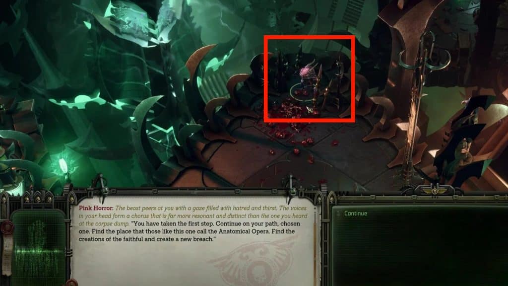 Pink Horror's location