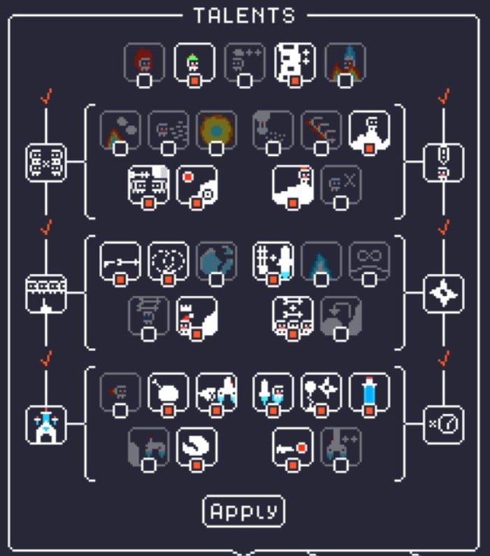 Talents needed for the build in (the) Gnorp Apologue