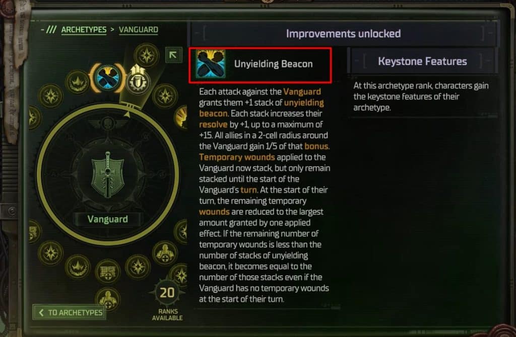  Unyielding beacon in Warhammer 40000 Rogue Trader