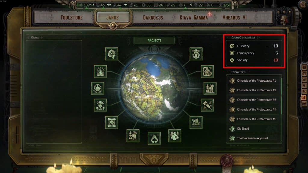 Complete Colony Guide (Upgrades & Traits) in Warhammer 40K Rogue Trader - Stats
