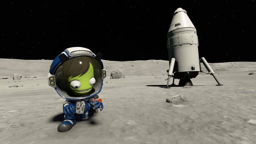 Kerbal gathers resources