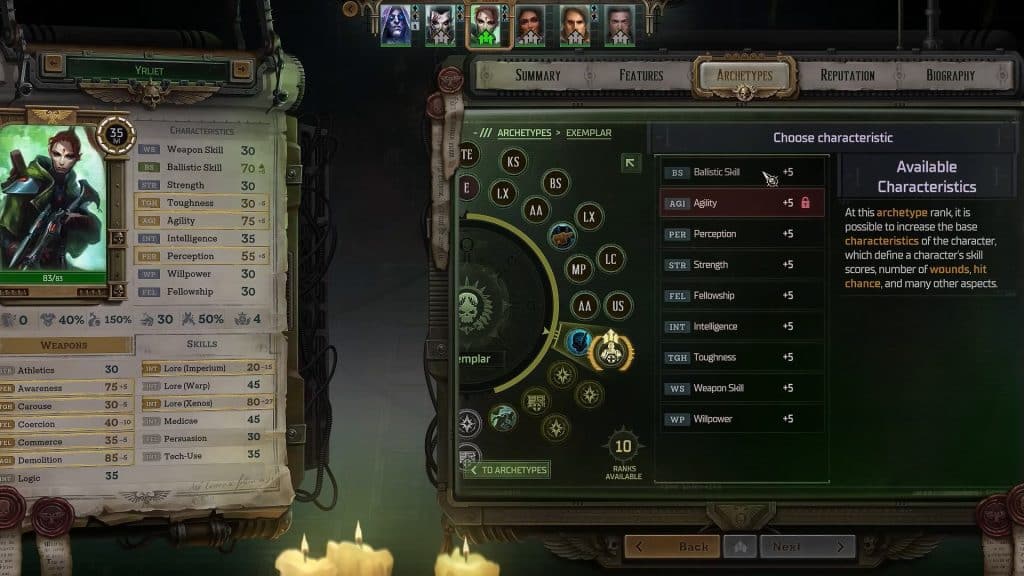 Yrliet Sniper Assassin Build Guide in Warhammer 40K Rogue Trader - Exemplar Part 1