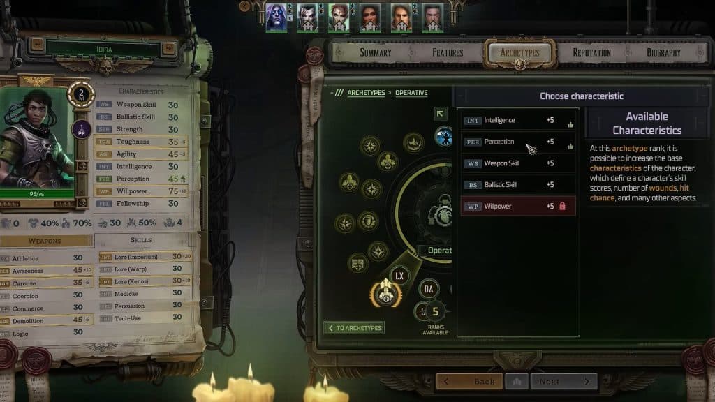 Idira Spellcaster Psyker Build Guide in Warhammer 40K Rogue Trader - Operative Part 1